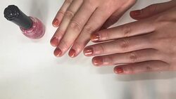 Korean traditional Nail Art Stock Footage