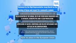 'Not everything that is legal is ethical': Josep Borrell condemns Quran burning and religious hatred News Clip