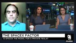 How Musk Could Use SpaceX to Take Tesla Private News Clip