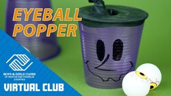 DIY Halloween Craft Project: How To Make A Spooky Eyeball Popper Instructional Video