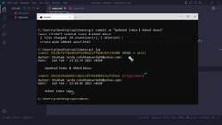 Git and GitHub Masterclass - The Practical Bootcamp - Practice: Common Commands Instructional Video