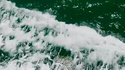 Beautiful aerial view of sea and ocean water surface reflection with sun light Stock Footage