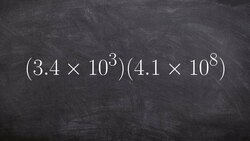 Learn how to multiply two numbers in scientific notation Instructional Video