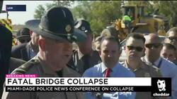 Miami Police Respond to Deadly Bridge Collapse News Clip