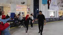 Young Egyptians spin on ice rinks in shopping malls Instructional Video