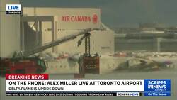 Scripps News reports from inside Toronto airport where small jet crashed Monday News Clip
