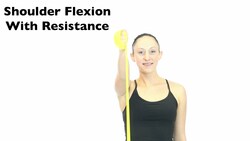 Shoulder Flexion With Resistance Instructional Video