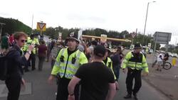 Protesters face off in Horely News Clip