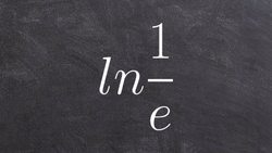 Using Properties of Logs to Evaluate Simple Logarithms Instructional Video