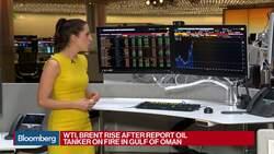 U.A.E. Port Official Says Oil Tanker on Fire in Gulf of Oman News Clip