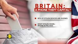 Report says two out of every five phones stolen across Europe taken in Britain | WION News Clip