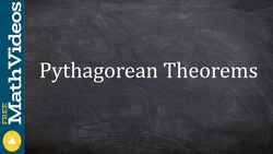 Where do the pythagorean theorems come from Instructional Video