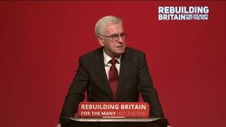 John McDonnell's Labour Conference Speech News Clip