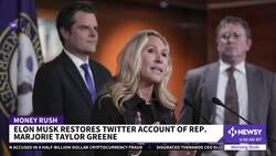 Elon Musk's Twitter Reinstates Rep. Marjorie Taylor Greene News Clip