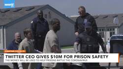 Twitter CEO Donates $10 Million To Help Prisons Battle COVID-19 News Clip