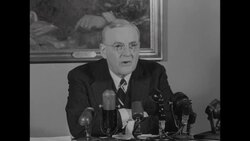 New US Secretary of State John Foster Dulles speaks in Washington, DC, of job that lies ahead of him News Clip