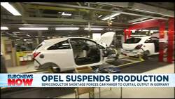 German carmaker Opel puts the brakes on production amid the ongoing global chip shortage News Clip