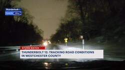 Thunderbolt 12: Tracking snowy road conditions on Sawmill River Parkway in Yonkers News Clip