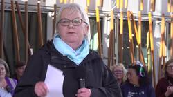 Campaign group For Women Scotland rally outside Holyrood News Clip