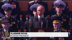Russia showcases military in wartime Victory Day event News Clip