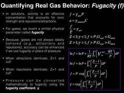 Real Gas Behavior | The Basics of Fugacity Instructional Video