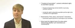 Freedom of Assembly or Association Instructional Video