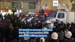 Albanian opposition blocks Tirana's streets accusing government of corruption News Clip