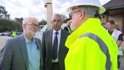 Jeremy Corbyn visits Whaley Bridge News Clip
