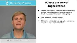 Politics and Power in an Organization Instructional Video