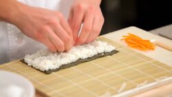 How to Make Sushi Rolls for a Child's Bento Box Instructional Video
