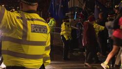 Convoy of cars carrying UK PM leaves Parliament Instructional Video