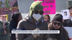Group rallies at Elizabeth Detention Center in protest of ICE News Clip