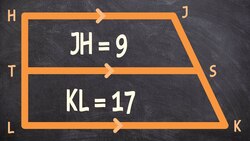 Learning to solve for the midsegment of a trapezoid Instructional Video