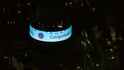 Platinum Jubilee - Aerials London Beacon lighting to mark 70 years of the Queen's reign News Clip