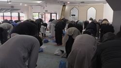 Worshippers take part in Eid prayer News Clip