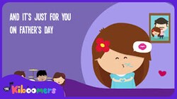 On Father's Day Song for Kids | Fathers Day Songs for Children | The Kiboomers Instructional Video
