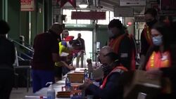 CLEAN : Fenway Park a home run for Boston early voters News Clip