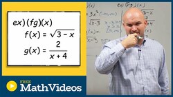 Multiply a radical function by the reciprocal function to determine the domain Instructional Video