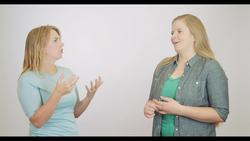 ASL - Practice conversation about family Instructional Video