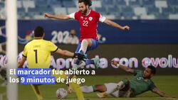 CLEAN : Chile vence 1-0 a una luchadora Bolivia en Copa América News Clip