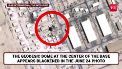 Iran BURNS $15 Mn Dome At U.S.’ Al Udeid Air Base In Qatar In War | Satellite Images 'SHOCK' Trump News Clip