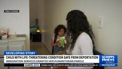 Migrant girl with life-threatening condition safe from deportation News Clip
