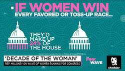 Rep. Carolyn Maloney Confident A 'Pink Wave' Is Coming to Congress News Clip