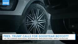 President Trump Tweets Call For Goodyear Tire Boycott News Clip
