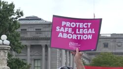 CLEAN : Protesters at Supreme Court call out hypocrisy of Senate Republicans News Clip