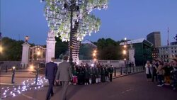 Platinum Jubilee Beacons - Prince William at Buckingham Palace News Clip