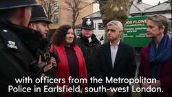 Khan pledges 1,300 more police officers, PCSOs and special constables on streets News Clip