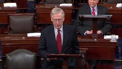 Senator McConnell says Kavanaugh opponents out to destroy with smear campaign Stock Footage