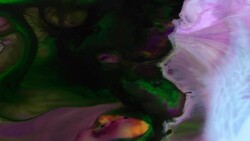 Abstract Colorful Mixing Oil And Paint Blasting Background Texture Stock Footage