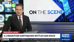 Earthquake with 5.2 preliminary magnitude rocks San Diego County News Clip